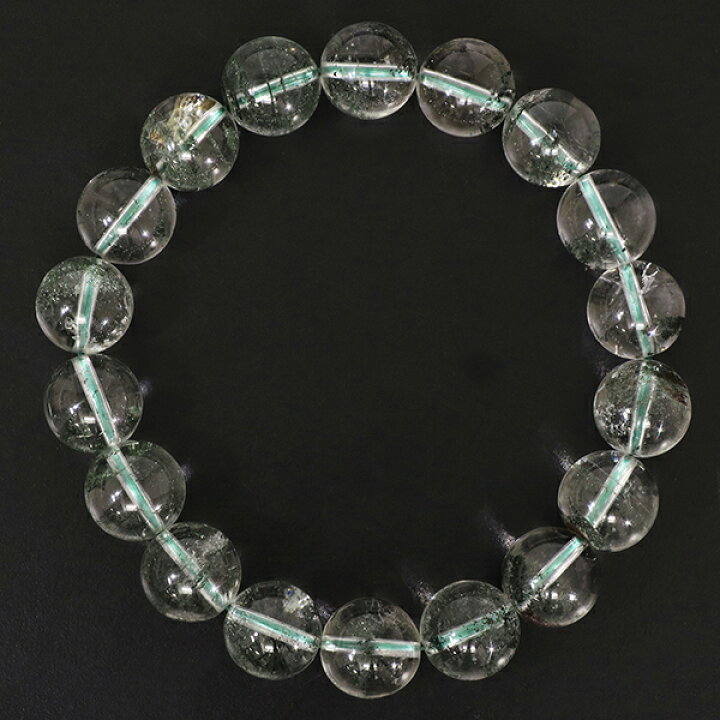 楽天市場】ガーデンクォーツ 高品質 ブレスレット 11mm 18cm メンズM 