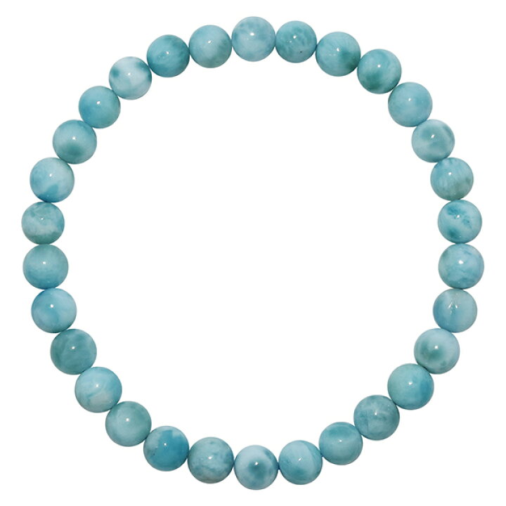 楽天市場】ラリマー ブレスレット 6mm 16〜17cm S〜M サイズ 天然石 