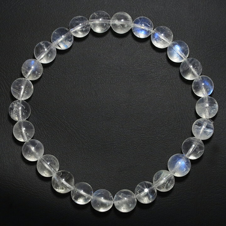 楽天市場】ブルームーンストーン ブレスレット 7mm 17.5cm メンズM  