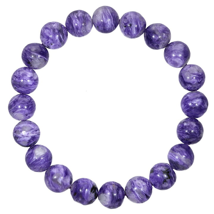 楽天市場】チャロアイト ブレスレット 9.5mm 18cm メンズM レディースL  