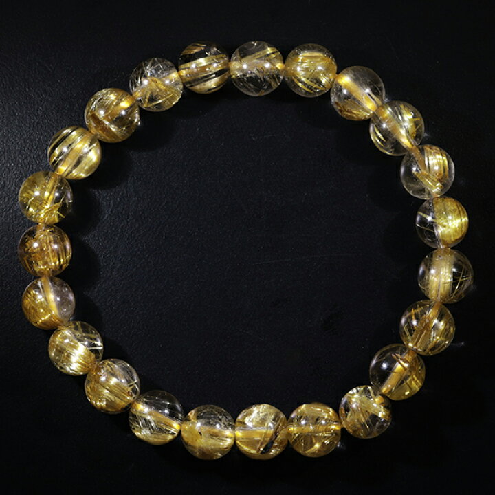 楽天市場】タイチンルチルクォーツ ブレスレット 7A グレード 7.8mm  