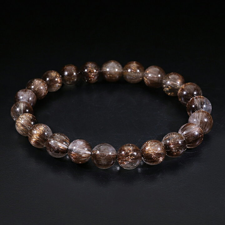 楽天市場】タイガールチルクォーツ ブレスレット 8.2mm 16.5cm 