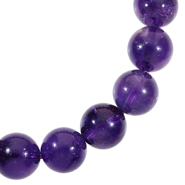 楽天市場】アメジスト ブレスレット 12mm 17〜18.5cm M〜LL サイズ 2月 