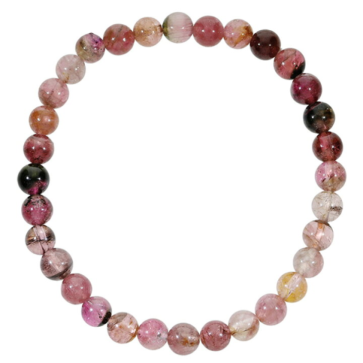 楽天市場】ピンクトルマリン ブレスレット 5.5mm 16.5cm レディースS  