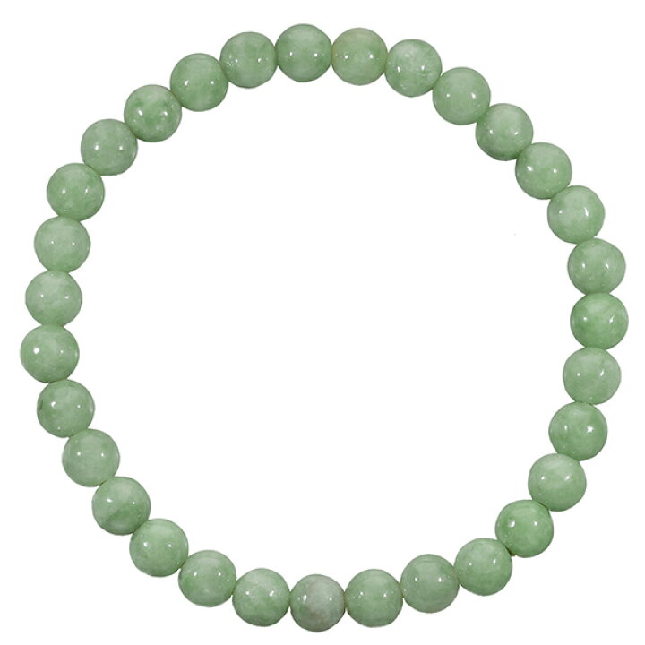楽天市場】本翡翠 ミャンマー産 ブレスレット 6mm 17〜17.5cm M〜L 