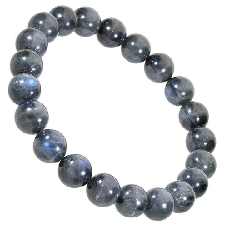 楽天市場】ブラックラブラドライト ブレスレット 9.5mm 18cm メンズM  