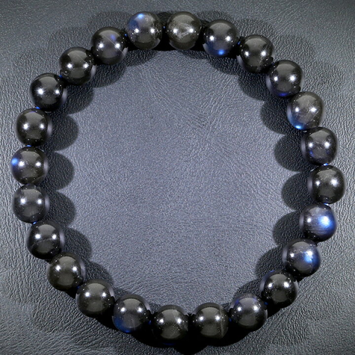 楽天市場】ブラックラブラドライト 高品質 ブレスレット 7.5mm 16.5cm 