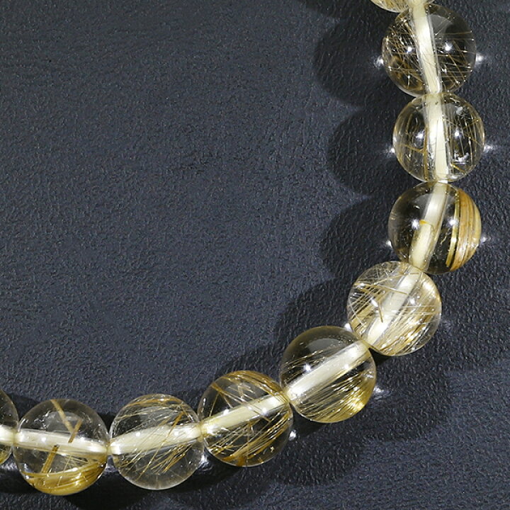 楽天市場】ゴールドルチルクォーツ ブレスレット 8mm 16.5~18.5cm S~LL 