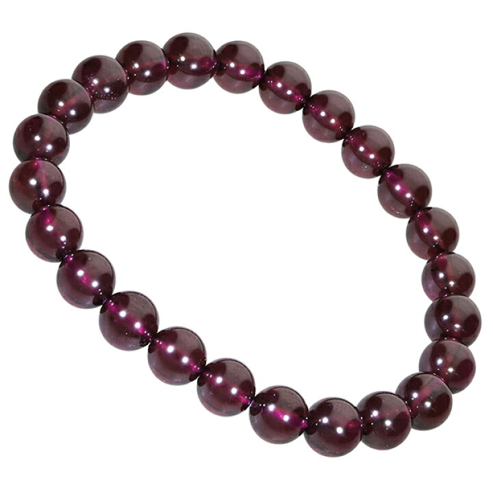 楽天市場】ロードライトガーネット ブレスレット 7.5mm 16.5cm 
