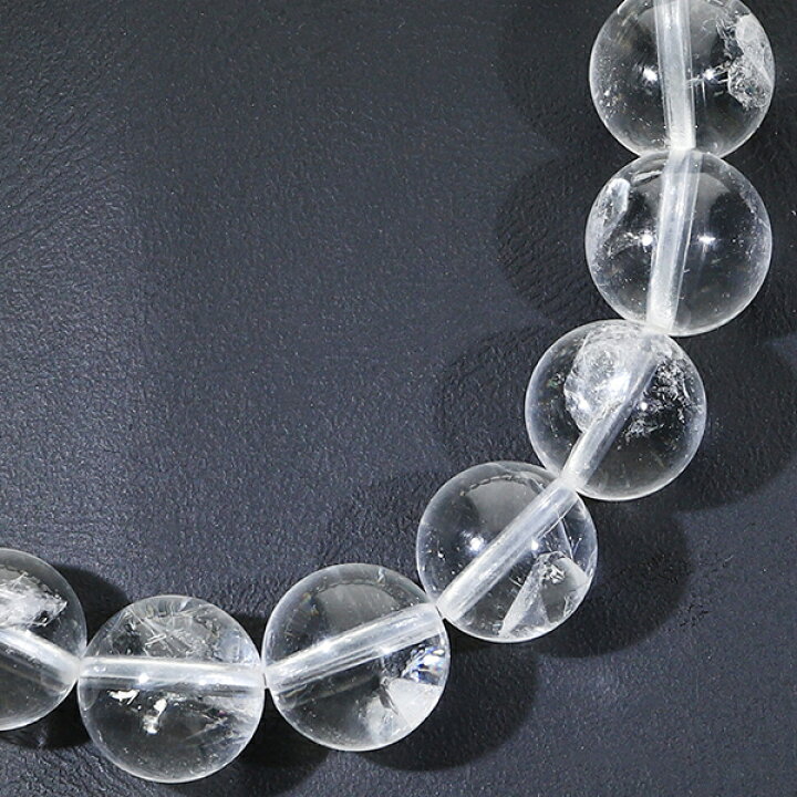 楽天市場】貫入水晶 ブレスレット 10mm 17.5cm メンズM レディースL 