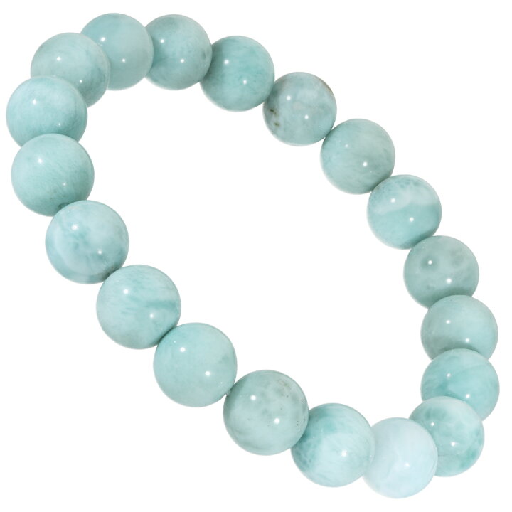 楽天市場】ラリマー ブレスレット 9.5mm 16.5cm レディース S サイズ  