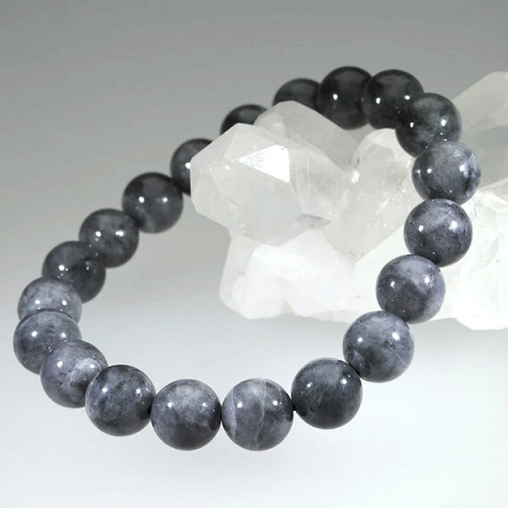 楽天市場】黒翡翠 ブレスレット 10mm 18.5cm〜19.5cm L〜LL サイズ 