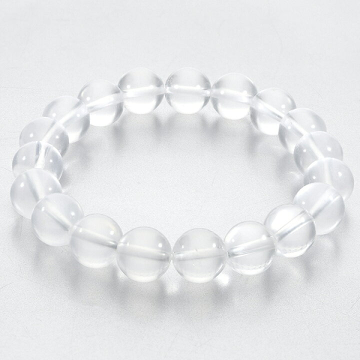 楽天市場】ミルキークォーツ ブレスレット 10mm 16.5cm〜18.5cm S〜LL 