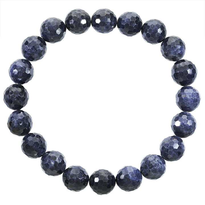 楽天市場】サファイア ブレスレット カット 10.5mm 17cm〜19cm M〜LL 