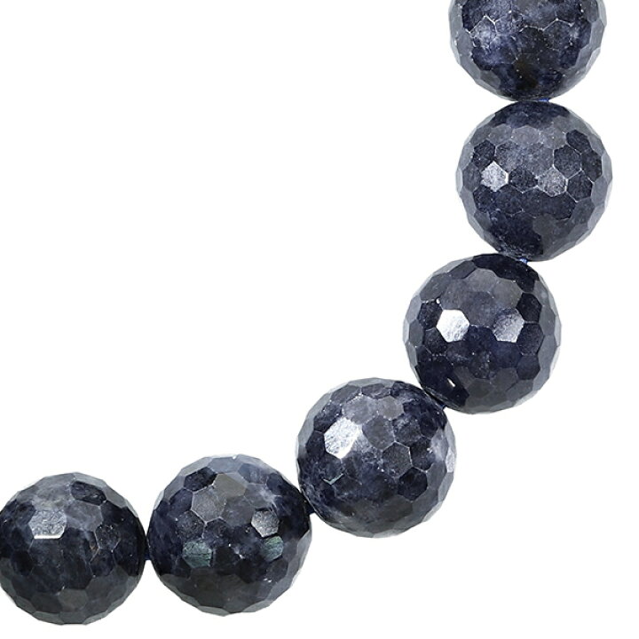楽天市場】サファイア ブレスレット カット 12mm 19cm メンズL 