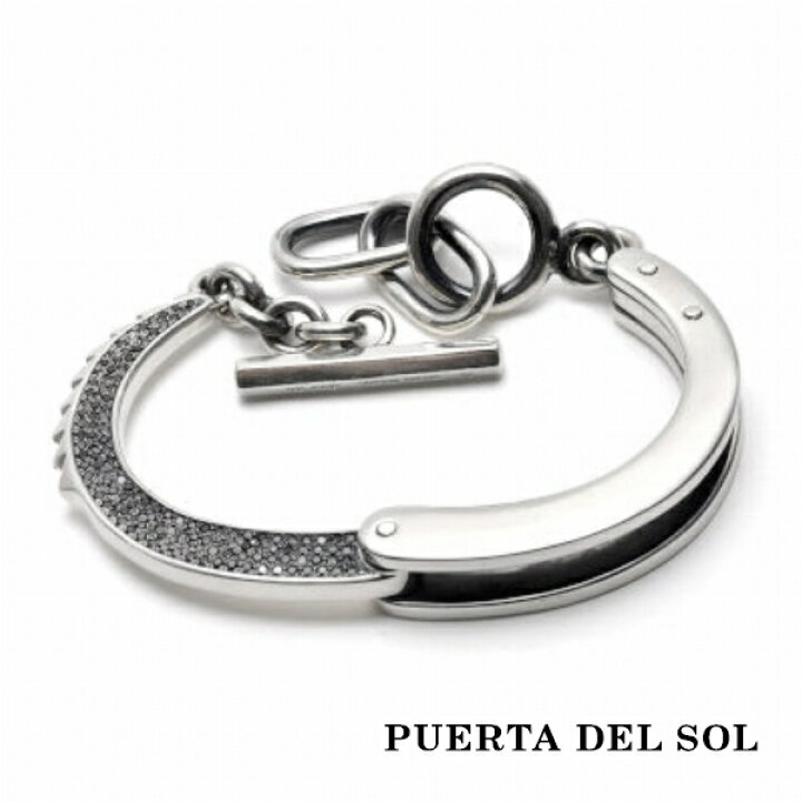 楽天市場】PUERTA DEL SOL 手錠 アバンギャルド ブレスレット ブラック 