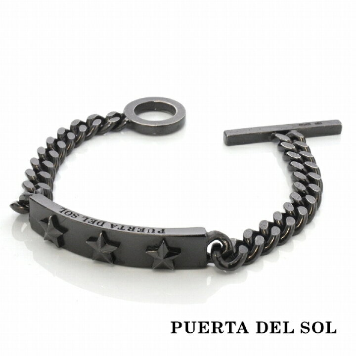 楽天市場】PUERTA DEL SOL ボックス プレート スター ID ブレスレット 
