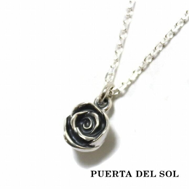 楽天市場】PUERTA DEL SOL バラモチーフ チャーム ネックレス(チェーン 
