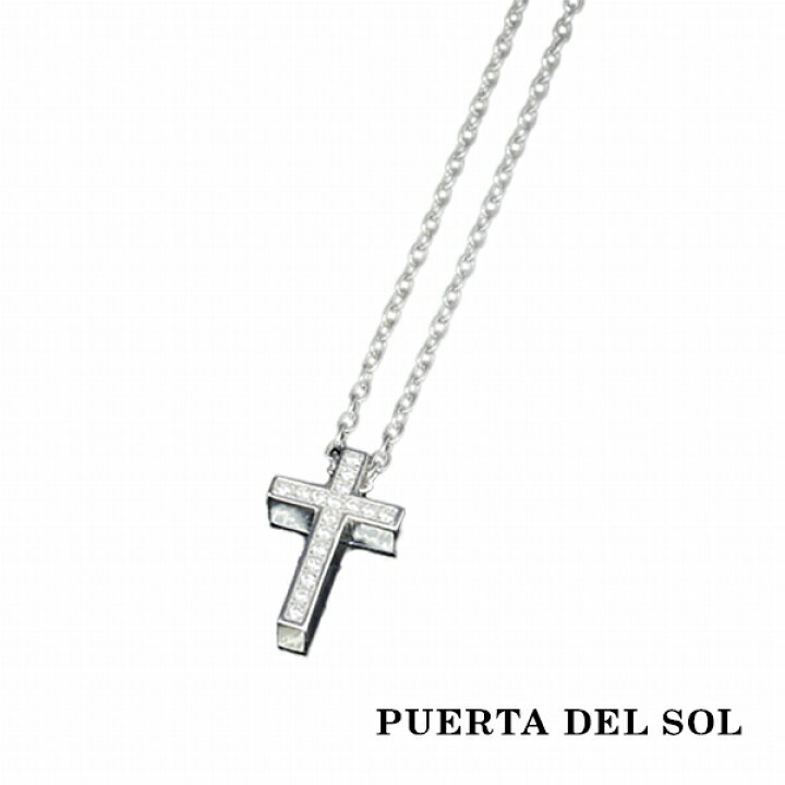 楽天市場】PUERTA DEL SOL Chubby 厚み クロス ネックレス(チェーン 