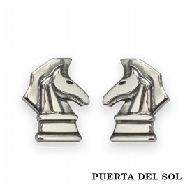 PUERTA DEL SOL ブランドアイコン チェスナイト ピアス シルバー950 ユニセックス シルバーアクセサリー 銀 SV950 ブリタニアシルバー イヤリング 人気 ブランド アクセサリー ギフト プレゼント おしゃれ