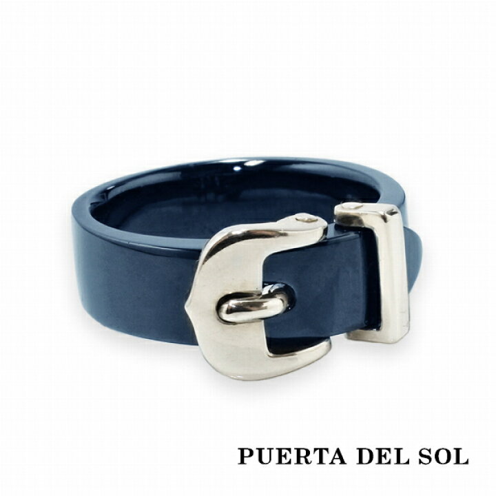 楽天市場】PUERTA DEL SOL ベルト バックル リング(7号〜23号) ブルー  