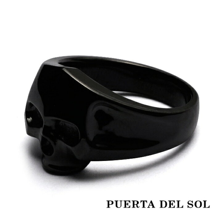 楽天市場】PUERTA DEL SOL エッジ ソリッド スカル リング(9号〜23号 
