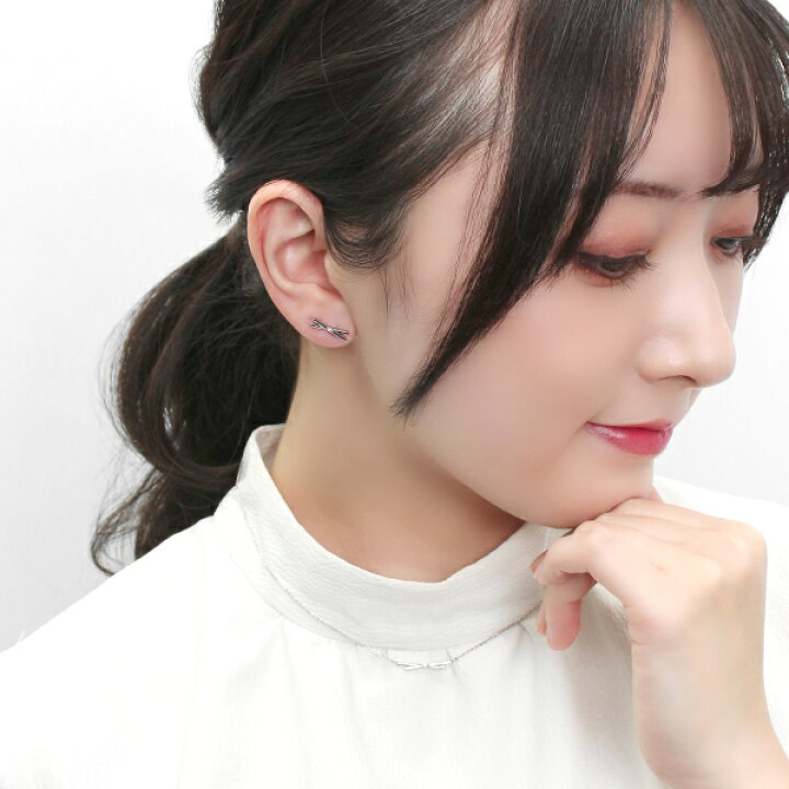 楽天市場】ピンキー&ダイアン ダイヤモンド クロス スタッドピアス 2P 