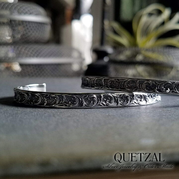 楽天市場】Quetzal ブラーゼンバングル2 ブランド バングル シルバー 