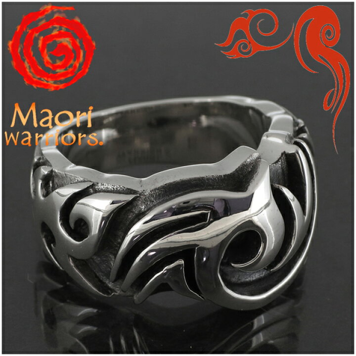 楽天市場】Maori warriors Tatoo タトゥ リング シルバー 15〜21号 