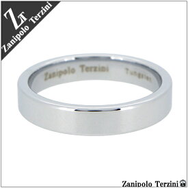Zanipolo Terzini シンプル 平打ち タングステン リング 7～21号 アクセサリー メンズ 指輪 プレゼント ギフト メンズリング 男性用指輪 人気 おしゃれ
