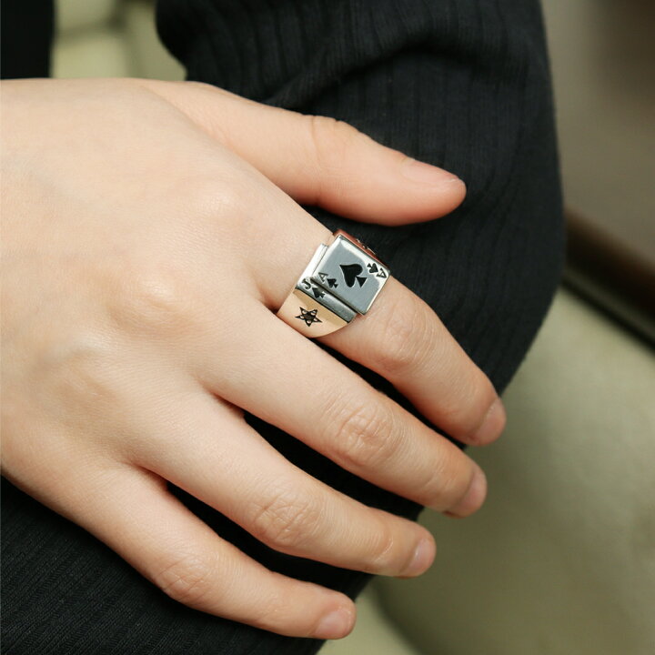 楽天市場】GRAN DEUR トランプ リング 指輪 7〜23号 シルバー シルバー  