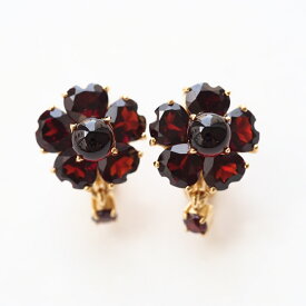ROKUZAN ガーネット ピアス イヤリング 選べる 2P 両耳用 ノンホールピアス シルバー925 ゴールドプレーティング ROK-201E0075-1 碌山ジュエリー ブランド レディース 女性 彼女 娘 妻 クリスマス プレゼント 人気 おしゃれ