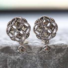 ROKUZAN マーカサイト ピアス イヤリング 選べる 2P 両耳用 ノンホールピアス シルバー925 ROK-202E0198-1 碌山ジュエリー ブランド レディース 女性 彼女 娘 妻 クリスマス プレゼント 人気 おしゃれ