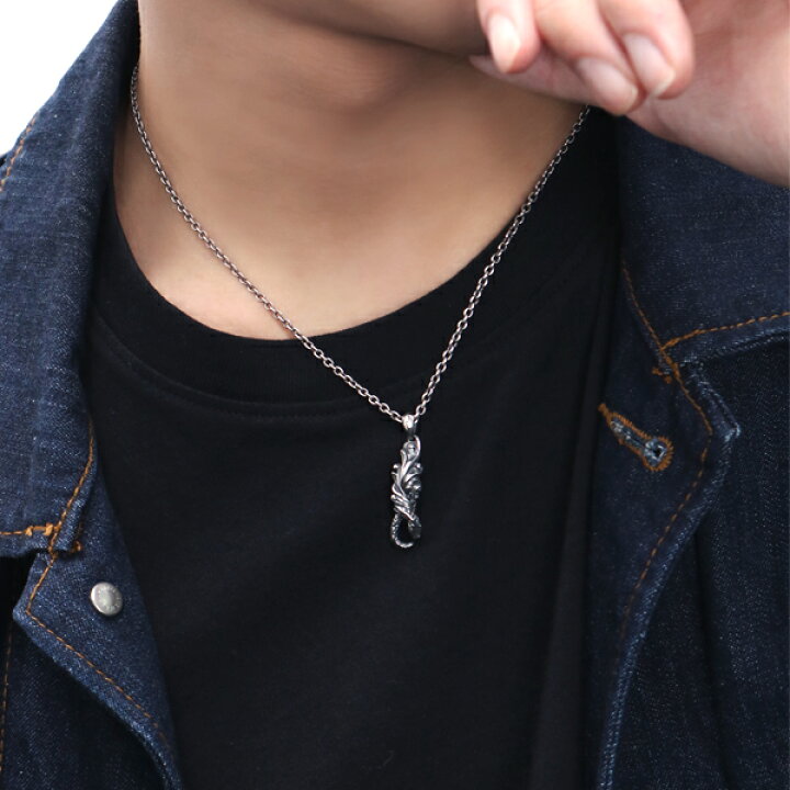 かすう工房 ペンダント 蛇 巳 ヘビ ネックレス シルバーアクセサリー 