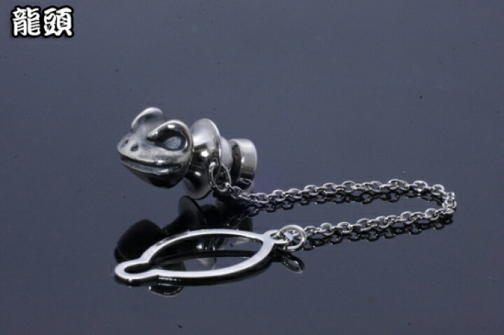 楽天市場】龍頭 反抗期 蛙玉 タイピン シルバー タイタック タックピン  