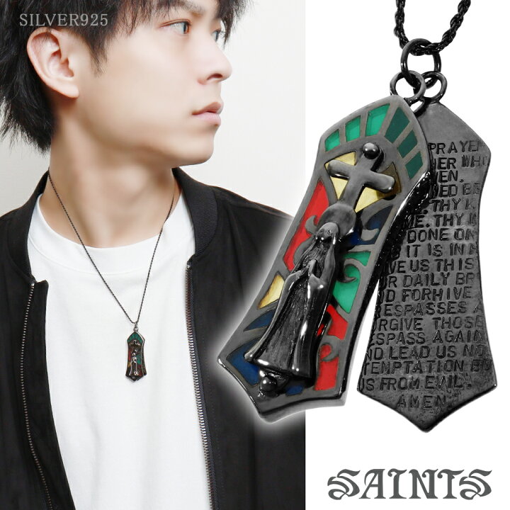 楽天市場】SAINTS セインツ ブラック ステンドグラス マリア 
