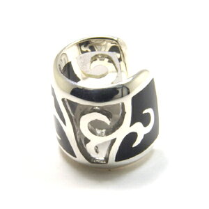 SAINTS セインツ ステンドイヤーカフス ゴールド シルバー イヤーカフ ノンホールピアス イヤークリップ ステンドグラス 植物 アラベスク 唐草 シルバー925 シルバーアクセサリー 銀 SV925 スタ