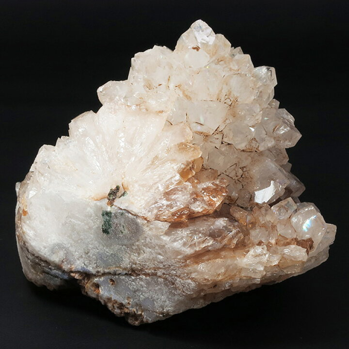 楽天市場】天然 レインボークォーツ 水晶 クラスター インド  