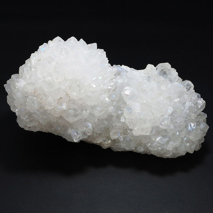 楽天市場】天然 レインボークォーツ 水晶 クラスター インド  