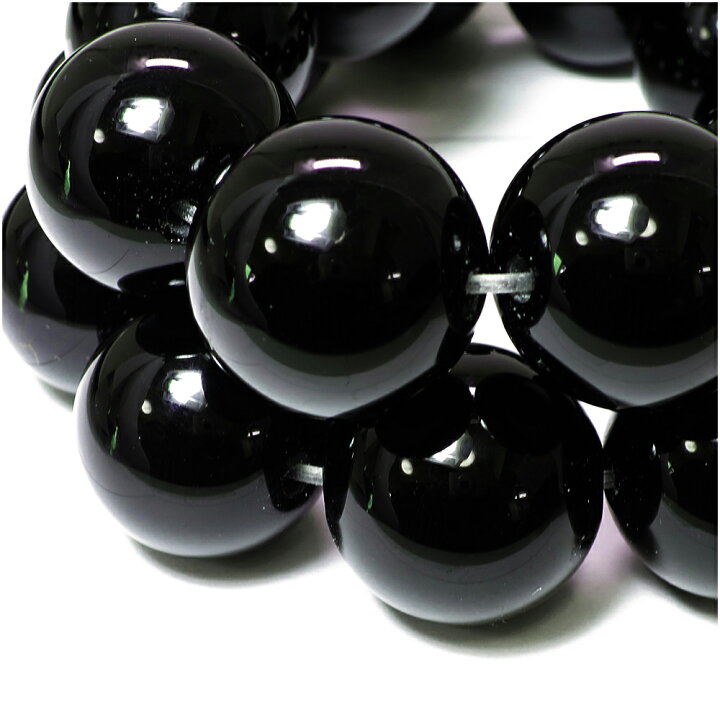 楽天市場】オニキス 18mm 天然石 ビーズ 丸玉 1玉売り 粒売り 
