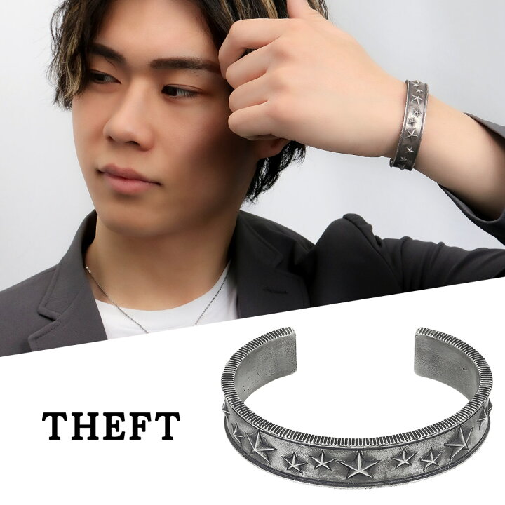 楽天市場】THEFT セフト 星 スター バングル シルバー Star bangle 