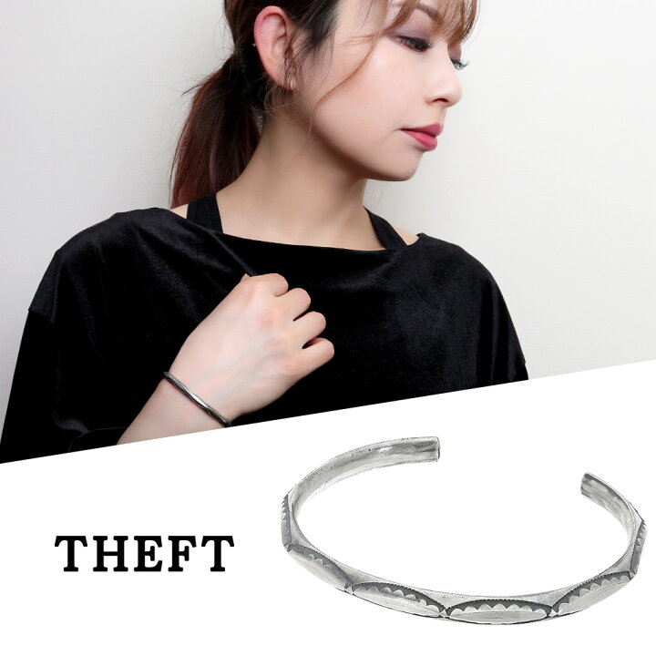 楽天市場】THEFT セフト ネイティブ バングル シルバー シンプル  