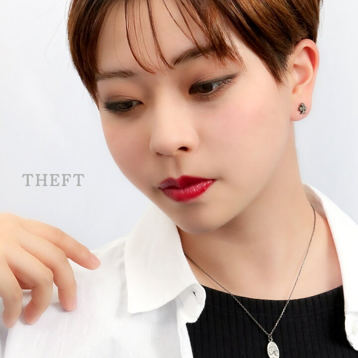 楽天市場】THEFT セフト クローバー モチーフ ピアス 1P 片耳用 