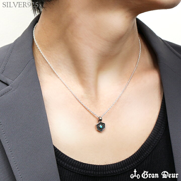 楽天市場】GRAN DEUR シールド エンブレム ストーン シルバー 