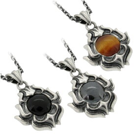 フレイムライン ストーン シルバーネックレス シルバーアクセサリー メンズ ネックレス 男性用 天然石 タイガーアイ オニキス ヘマタイト ハード 炎 メンズネックレス 男性用ネックレス 記念日 誕生日 プレゼント 人気 おしゃれ 彼氏