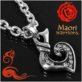 Maori warriors Love 愛 シルバー チャーム シルバー925 メンズ ブランド マオリ モコ 男性 アクセサリー トライバル ニュージーランド ハカ ラグビー メンズネックレス 男性用ネックレス プレゼント 人気 彼氏 おしゃれ