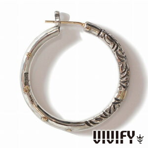 VIVIFY rrt@C ANZT[ t[vsAX Vo[ K18S[h|Xg AxXN Hoop Pierce XL 3mm body w Gold 1P Ўp
