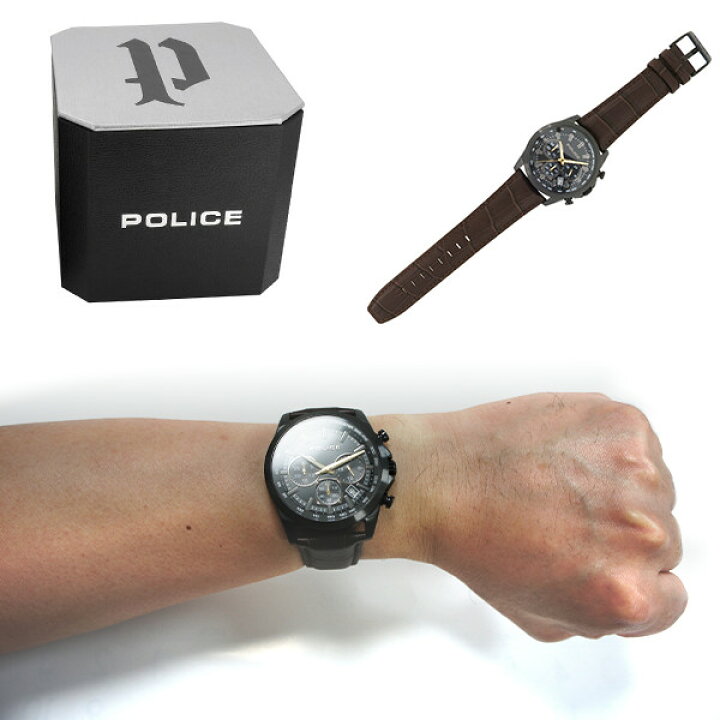 楽天市場 Police ポリス Gramercy グラマシー ブラック ブラウン ウォッチ 腕時計 メンズ アクセサリー ファッション メンズ腕時計 人気腕時計 ブランド時計 レザーバンド ステンレスケース jsb 02a プレゼント 男性 おしゃれ 新宿 銀の蔵