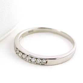 PT900 ダイヤモンド ライン プラチナ リング 指輪 天然 ダイヤ シンプル 上品 華やか 普段使い 定番 ベーシック 重ね付け 重ね着け デイリー 結婚記念日 アクセサリー 誕生日 レディース 女性 記念日 ギフト プレゼント おしゃれ