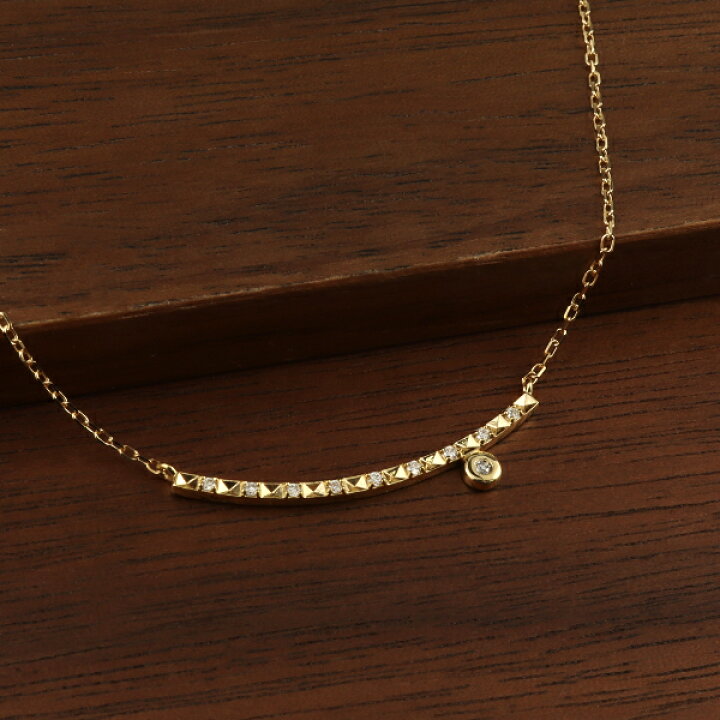 楽天市場】K18 ダイヤモンド ラインネックレス 18金 18k ゴールド  